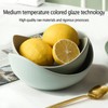 Notakia Salad Decorative Bowls Lotus Shaped Pasta Bowls Dishwasher Safe,