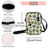 JXGZSO Funny Green Frog Crossbody Bag Animal Lover Gift Cartoon