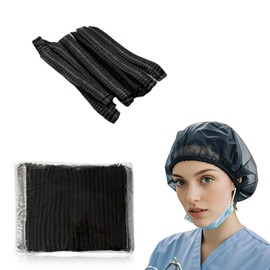 Premium Hair Nets for Food Service and Kitchen Use - Hygienic and Comfortable Hairnet, One Size Fits All - Pack of 100