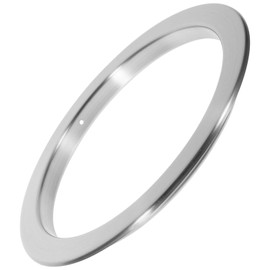 SOLUSTRE Trash Can Decorative Cover Countertop Waste Chute with Lid Cover Kitchen Tabletop Grommets Counter Built-in Waste Chute Desktop Stainless Steel Garbage Can Washer