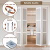 Bifold Door Hardware Kit, 36-Inch Bi-fold Closet Door Track Kit