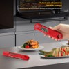 AIXXCUVQ Thermometer for Food with Foldable Probe and Backlight Screen