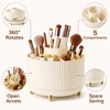 360° Rotating Makeup Organizer – Cosmetic Storage Holder for Brushes,