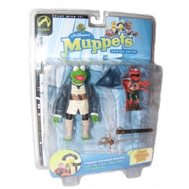 The Muppets Series 7 Action Figure Kermit as Captain Abraham Smollet