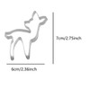 ZDYWYZJ Deer Shaped Cookie Cutter