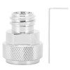 Soda Adapter with Wrench Copper Electroplating Brass CO2 Cylinder Conversion