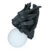 Baphomet Sabbatic Goat Pentagram Sigil Gargoyle Small Wall Sconce Lamp