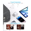 Travel Cruise Ship Essentials, Travel Plug Adapter with 4 Outlets