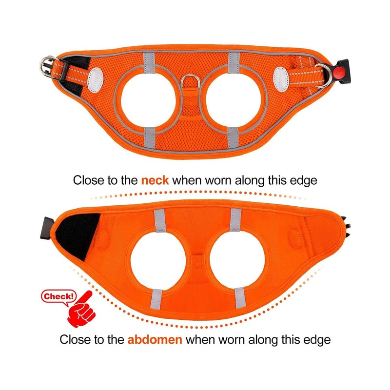 Joytale Small Dog Harness, Breathable Mesh Step-in Vest, Reflective Soft