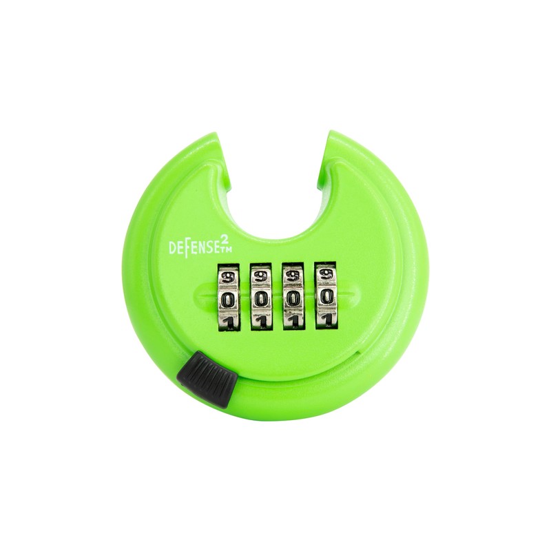 DEFENSE2 Disc Lock for Storage Unit 4 Digit Combination Lock