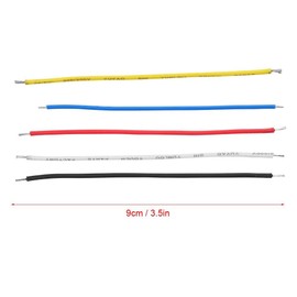 Guitar Circuit Wire Electric Guitar Inner Circuit Connection Bass Hook Up Wire Kit Wire Set of 10 (19 cm)