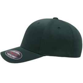 Ford Raptor F150 Truck Side Panel Leather Patch Laser Engraved Flexfit 6277 Athletic Baseball Fitted Hat Cap Forest L/XL