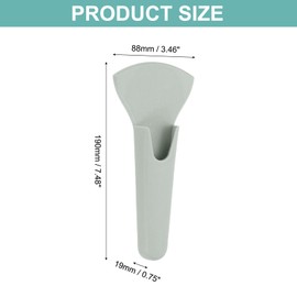 uxcell Magnetic Scissor Holder, 7.48" x 3.46" Plastic Scissors Cover Durable Waterproof Protector Portable with Round Magnetic Absorber for Kitchen Shears, Gray