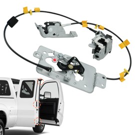 Blycorul Rear Door Latch Assembly, Right Passenger Side Lock Actuator Upper and Lower Latches Assembly,Compatible with 2004-2008 Ford F150 Extended Cab Pickup,Replaces 8L3Z-18264A00-B, 6l3Z-18264A00-B