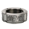 Ashtray Zinc Alloy Retro Egyptian Pharaoh Pattern Living Room Decoration