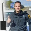 Ullnosoo Microphone Radio Holder, Mic Clip for Police, Super Strong