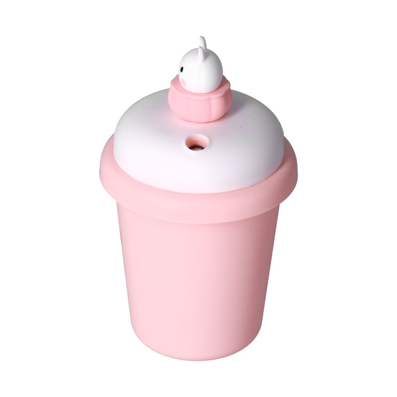 Humidifier Pink Milk Tea Cup Humidifier Small Desktop Bedroom Bedside