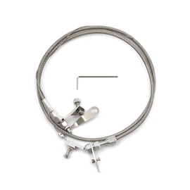 Stainless Braided Transmission Detent Kickdown Trans Wiring Kit For FORD C6 C-6 Transmission Kick Down Cable Kit