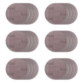 Pack of 30 Sanding Discs, Mesh Velcro Sanding Discs, Diameter 125 mm, Dust-Free Sanding Net Sanding Disc for Sanding Hard Surfaces, Wood, Spatula, Varnish, Metal 240#