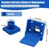 8 Pcs Plastic Bee Hive Entrance Disc, Blue Bee Entrance