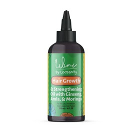 Wini by Locsanity Hair Growth Oil for Locs, Dreadlocks, Dreads, Loose Natural Hair - Blackberry, Alma, Moringa, Tamanu, Flax Seed, Ginseng, Hibiscus, Bhringraj 100% Narural Vegan 4 OZ