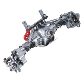 Aluminum Alloy Steel Axle Upgrade Parts Accessory Fit for SCX10 1/10 RC Car ModelFront Axle
