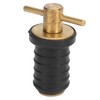 Marine Boat Brass T Handle Drain Plug Strong Structure Twist