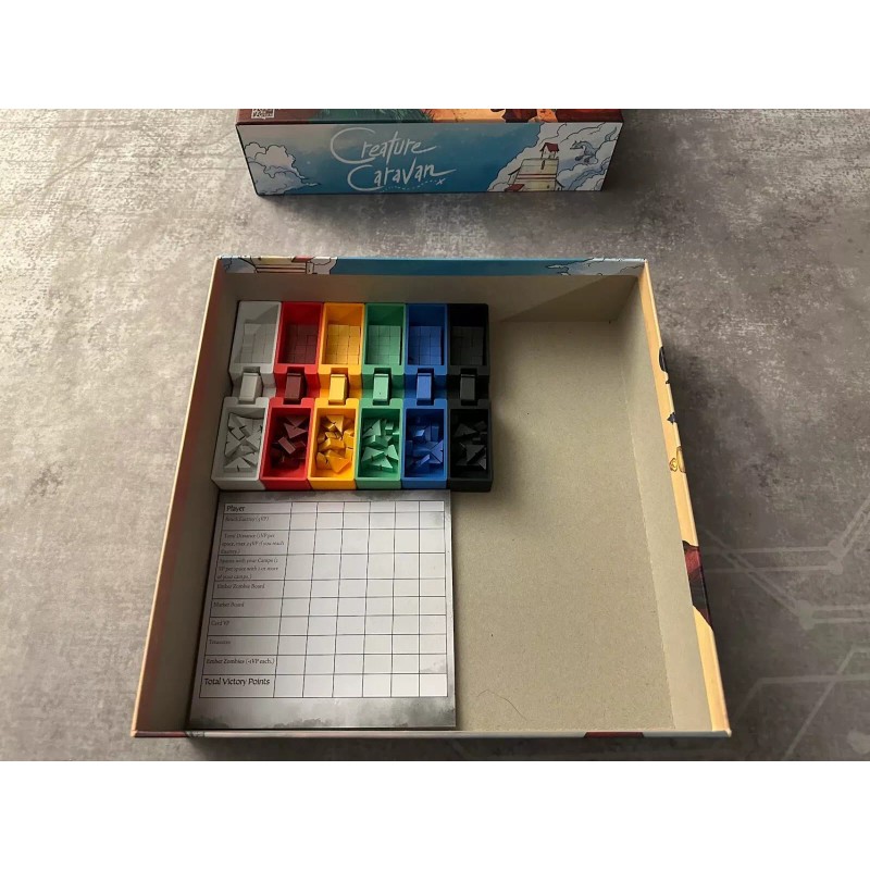 Creature Caravan Deluxe Edition Board Game - Organizer / Insert
