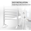 KEG Towel Warmer 8 Bars for Bathroom Freestanding or Wall