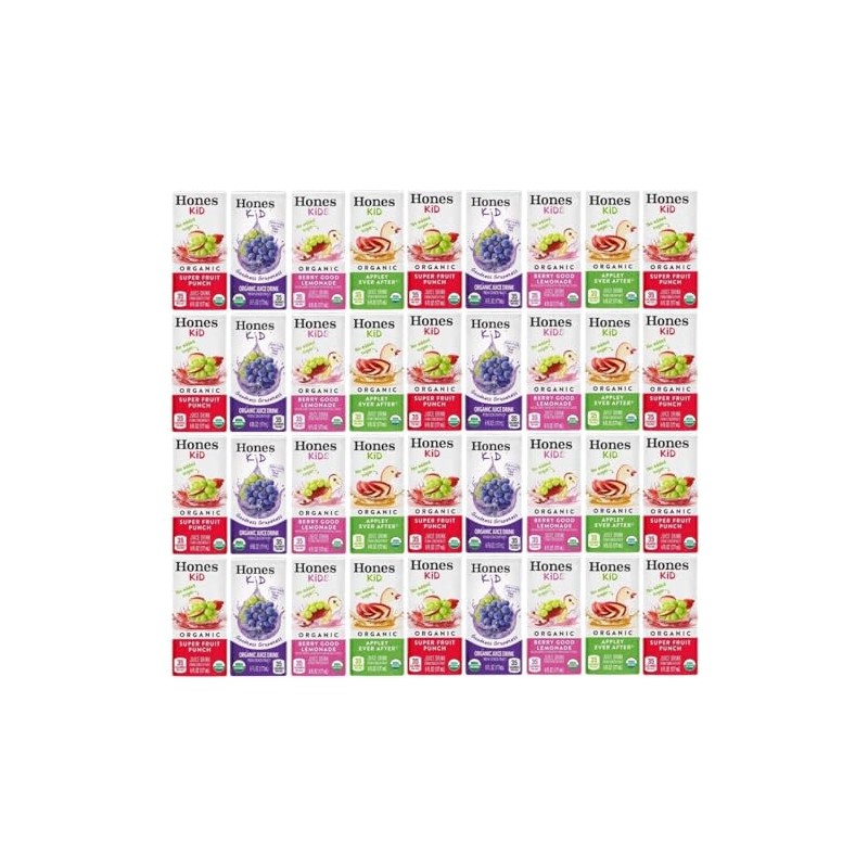 Honest Kid Organic Juice Boxes Variety Pack, Summer Drink, Kids