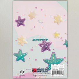 Stuff4 10th Birthday Card Girl - Beautiful Little Mermaid - Happy Birthday Card for 10 Year Old Girl, Age 10 Girls Cards, A5 Bday Greeting