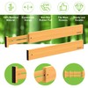 ANTOWIN Bamboo Drawer Dividers, Expandable Drawer Separators Splitter, 17-22 inches