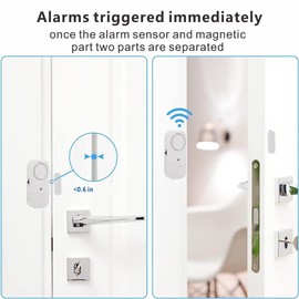 Window and Door Alarm for Kids Safety, 8 Pack Personal Security for Pool, Burglar Alert, Dementia Patients