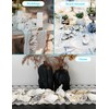 30Pcs Extra Large Oyster Shells for Crafts （ 5"-6"） ,