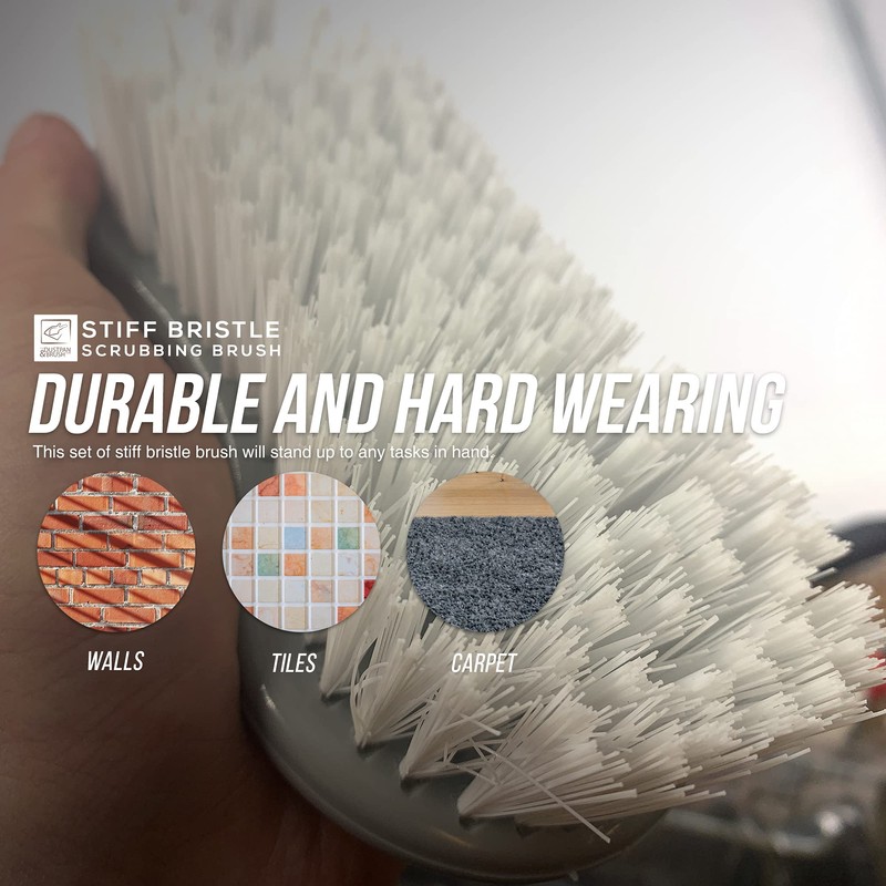 Pack of 3 Scrubbing Brush – Plastic Scrubbing Brushes for
