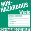 Brady 60447, Hazardous Waste Labels, 6" Height x 6" Width,