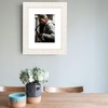 DUCIHBA 8x10 White Washed and Sanded Wood with Groove Farmhouse