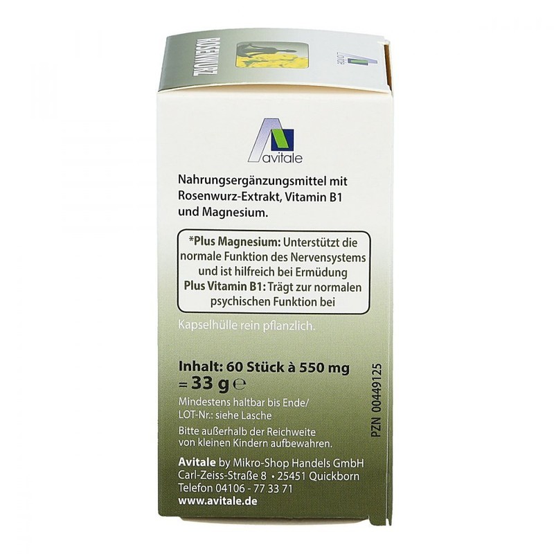 Rose Root 200 mg Capsules