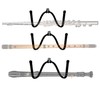 AUXPhome 3 Pack Flute Wall Mount Hanger, Flute Wall Hanger