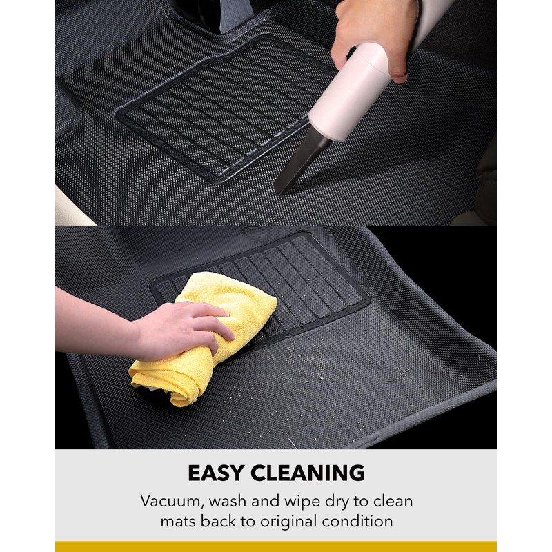 3D MAXpider Custom Fit Kagu Floor Mat (Black) Compatible with