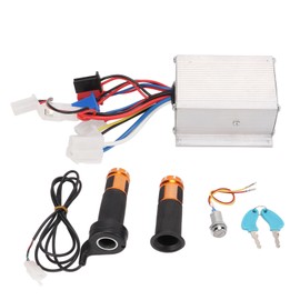 24V 250W Brushed Motor Speed Controller Throttle Grip Power Lock Kit for Electrical Scooter Bike Tricycle