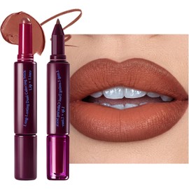 Erinde Barra de labios mate y perfilador de labios 2 en 1, #01