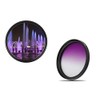 58 mm Professional Gradient Colour Filter Purple Colour Filter Graduated
