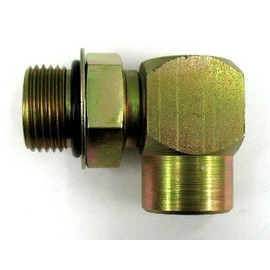 AF C3459-12-12-3/4 Male O-Ring Boss (1-1/16''-12 Threads) x 3/4 Female Pipe (1.050''-14 Threads) 90° Elbow