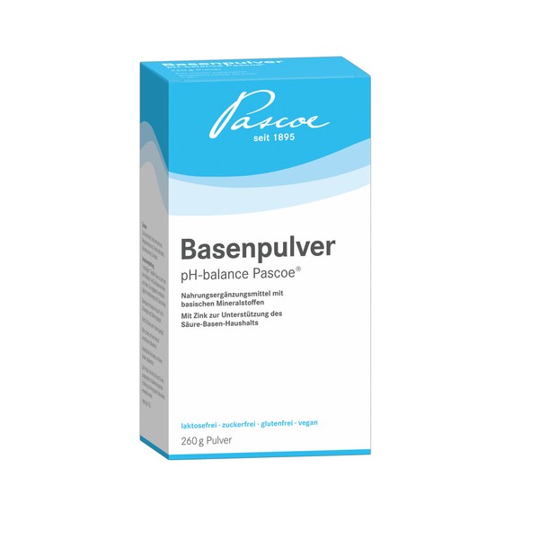 Basenpulver pH-balance Pascoe, 260 g Powder