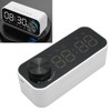 Bluetooth Speaker Alarm Clock Radio Digital LED Display Subwoofer Mini