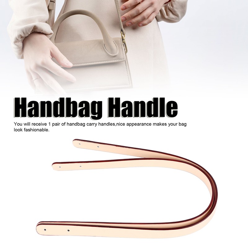 Leather Bag Handles Minimalist Durable Comfortable Replacement Leather Purse Bag
