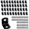 40PCS L Bracket Corner Brace Shelf Brackets 90 Degree Right