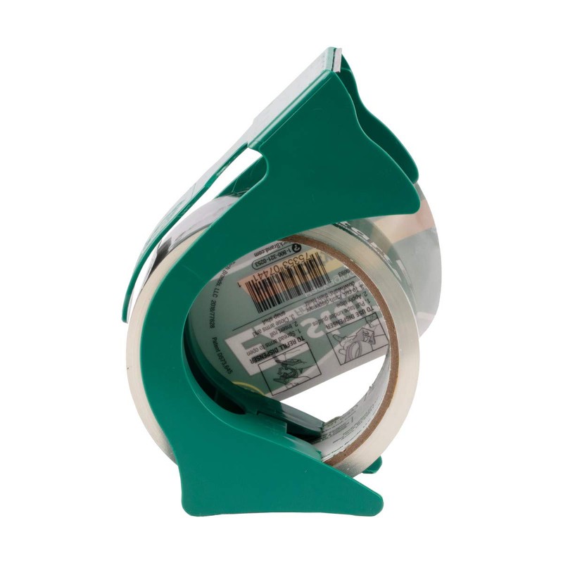 Duck Brand EZ Start Packaging Tape with Reusable Dispenser, 1.88