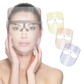 Portable Wireless LED Facial Mask, 1 Box Rechargeable Skin Care Mask, Facial Beauty Instrument for Home & Travel, Skin Care Gift for Skincare Enthusiasts